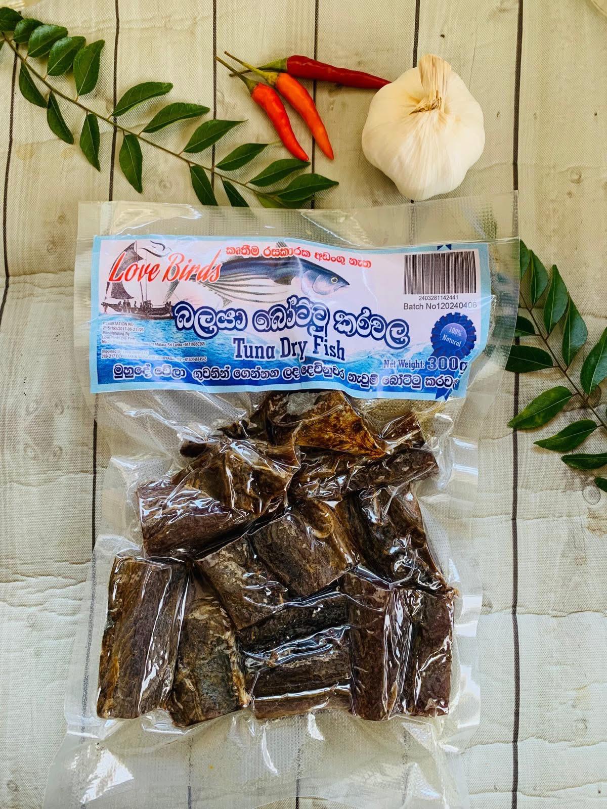 love Birds Tuna Dry Fish (බලයා) 300g